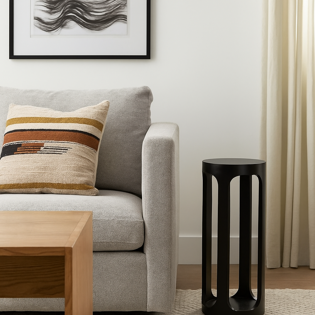 Handmade Wooden Side Table Nightstand Plant Stand