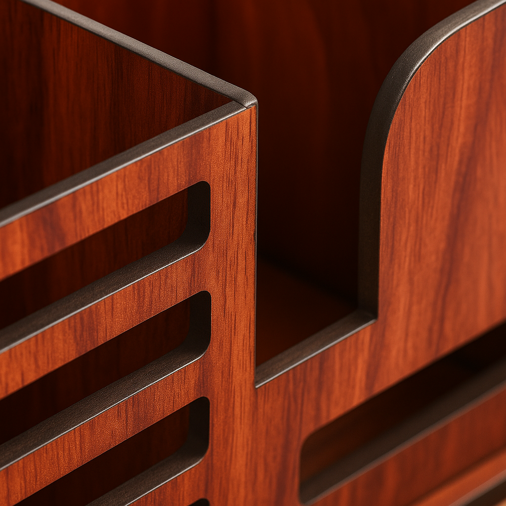 Rustic Handmade Wooden Pen Holder