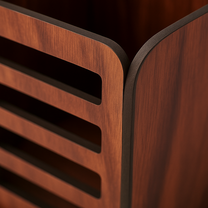 Rustic Handmade Wooden Pen Holder