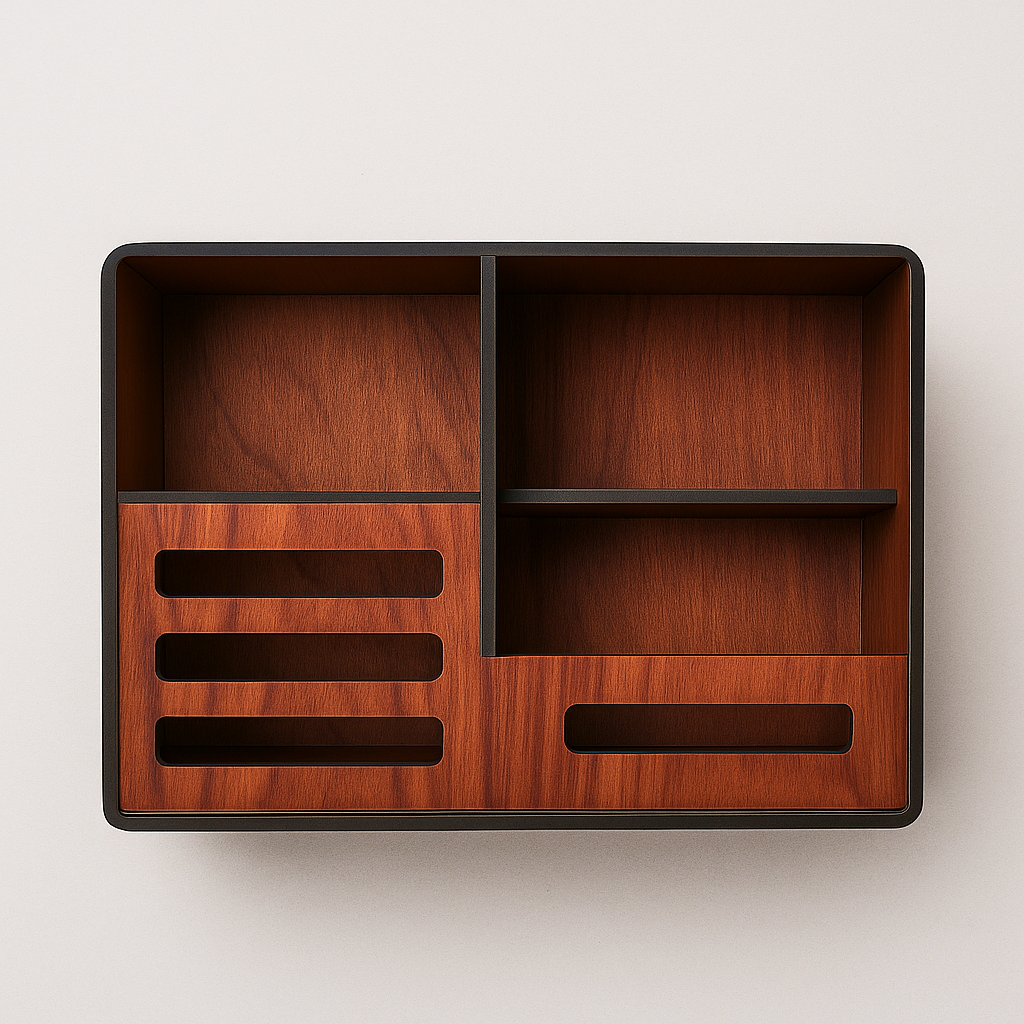 Rustic Handmade Wooden Pen Holder