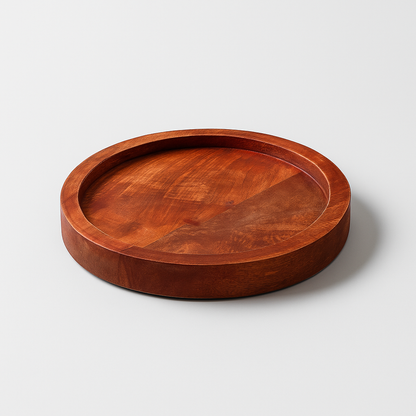 Acacia Wood Serving Platter – Rustic Engraved Board