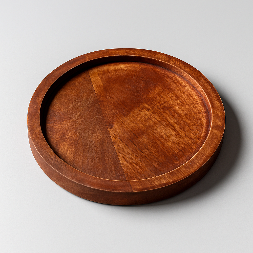 Acacia Wood Serving Platter – Rustic Engraved Board