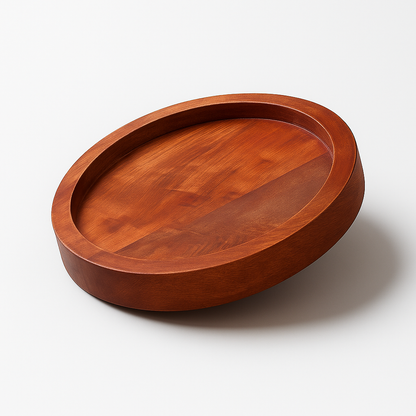 Acacia Wood Serving Platter – Rustic Engraved Board