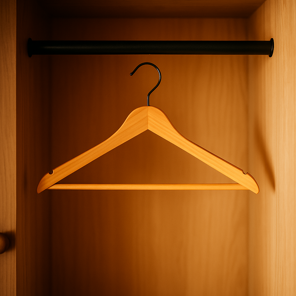 Rustic Solid Wood Clothing Hangers