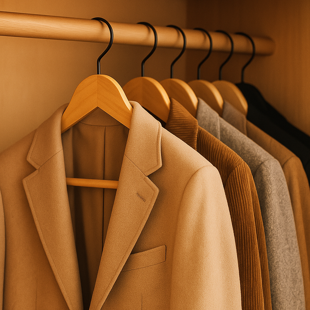 Rustic Solid Wood Clothing Hangers