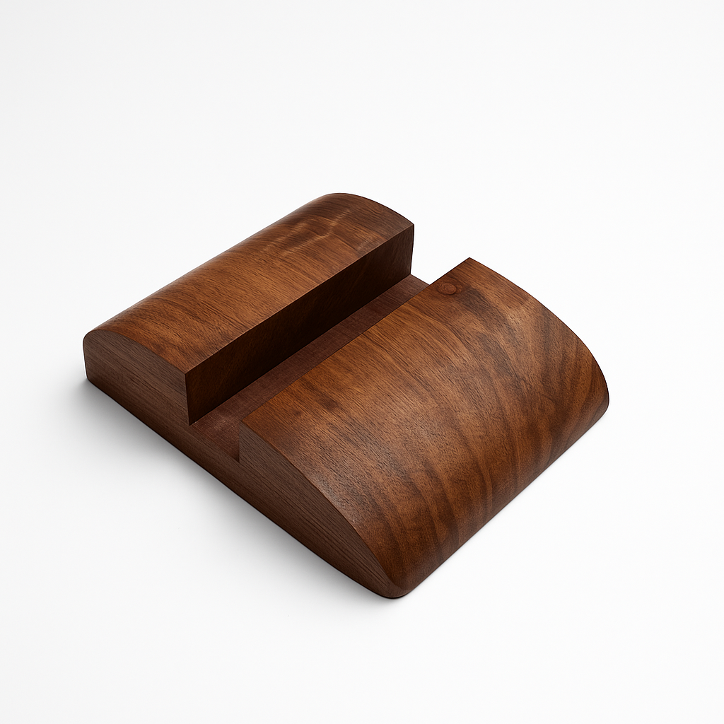 Wooden Walnut Smart Phone Holder