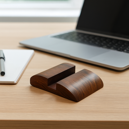 Wooden Walnut Smart Phone Holder