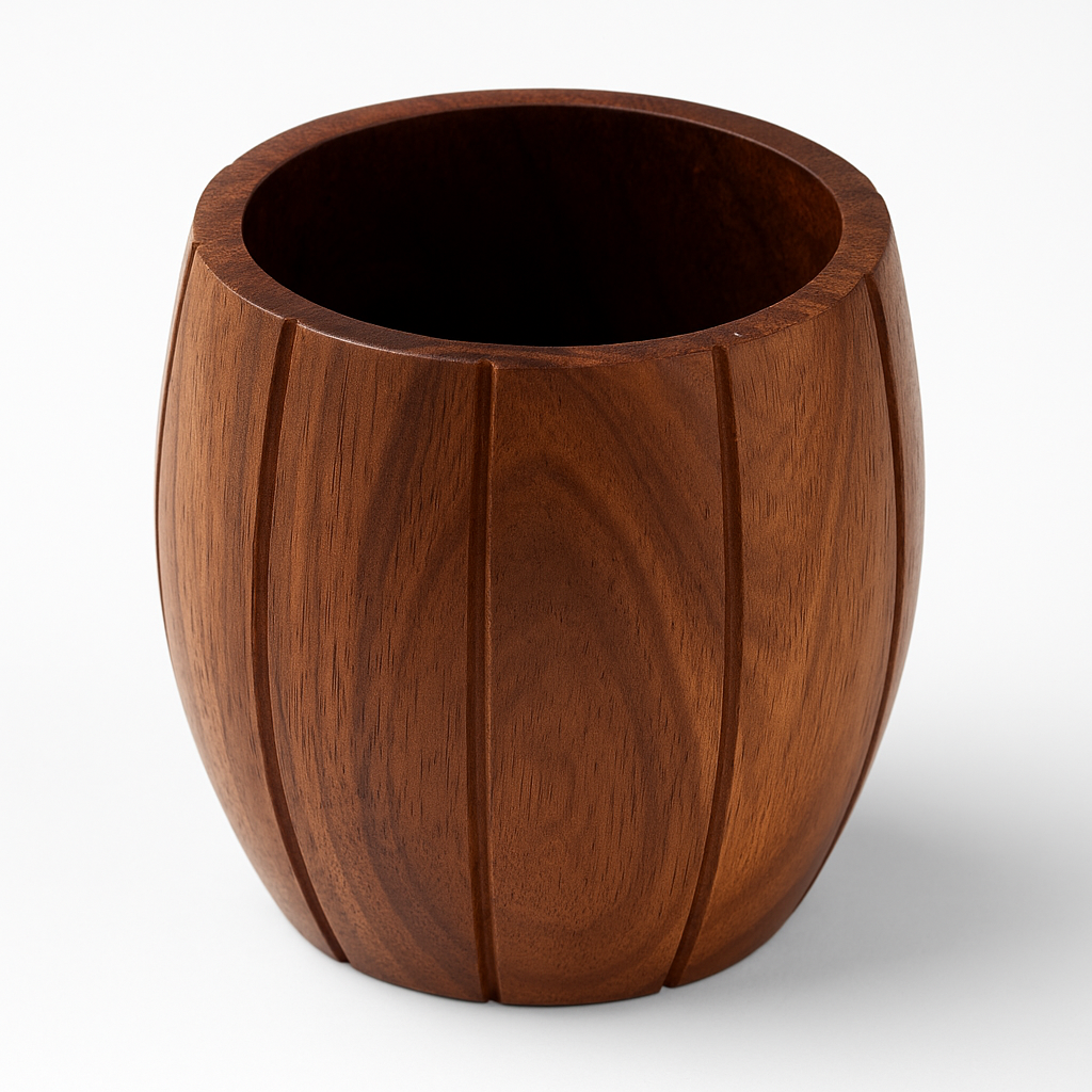 Handmade Walnut Wooden Pen Holder