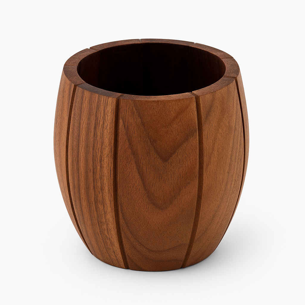 Handmade Walnut Wooden Pen Holder