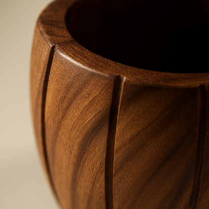 Handmade Walnut Wooden Pen Holder