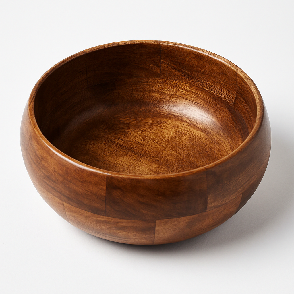 Handcrafted Wooden Fruit Bowl