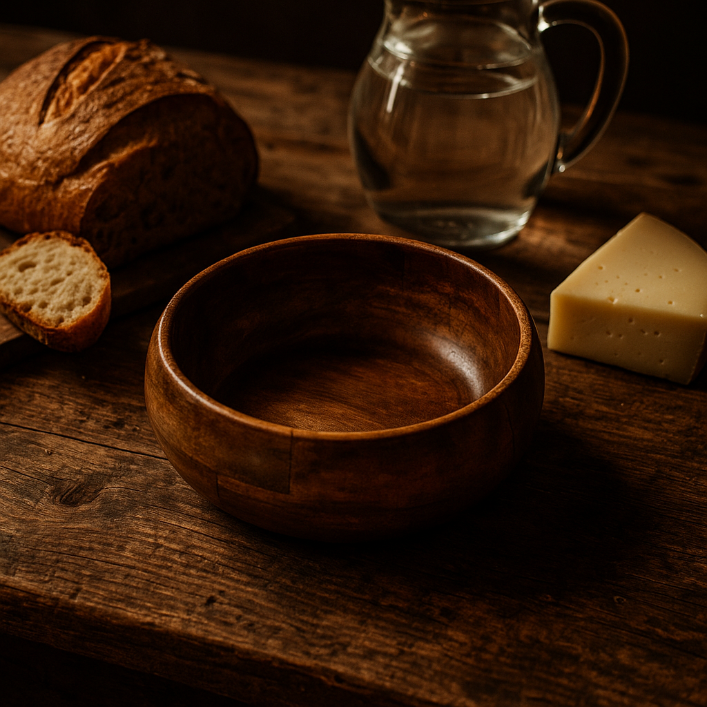 Handcrafted Wooden Fruit Bowl