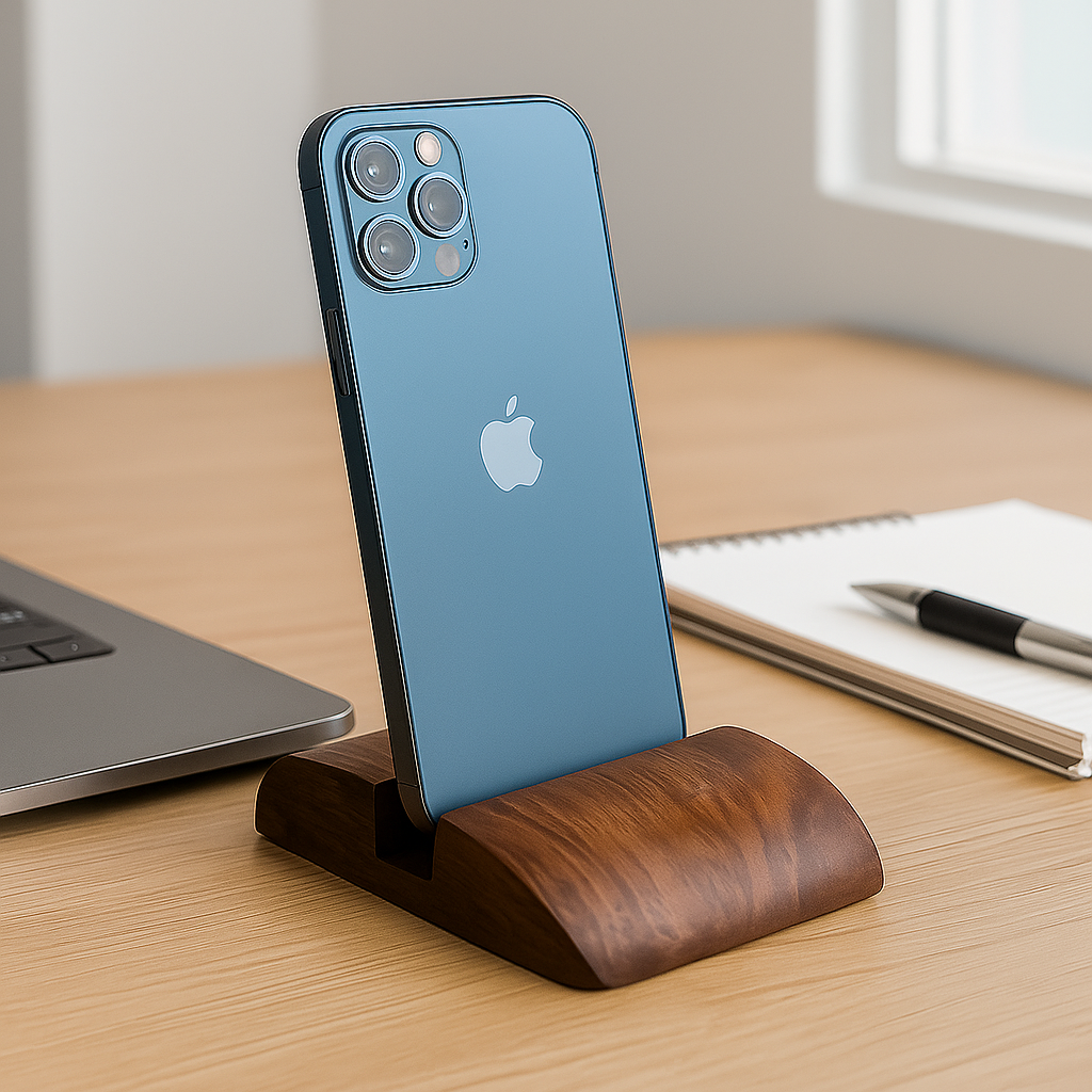 Handmade Mango Wood Mobile holder