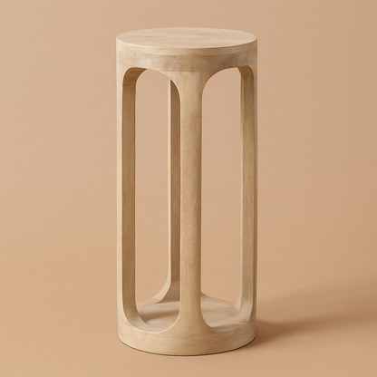 Handmade Wooden Side Table Nightstand Plant Stand