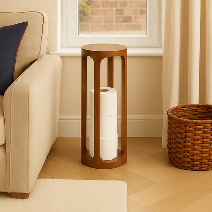 Handmade Wooden Side Table Nightstand Plant Stand