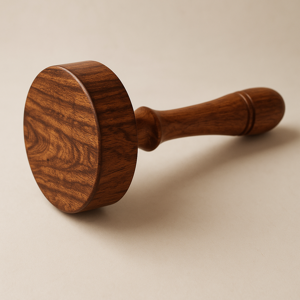 Handmade Wooden Masher for Potatoes & Herbs