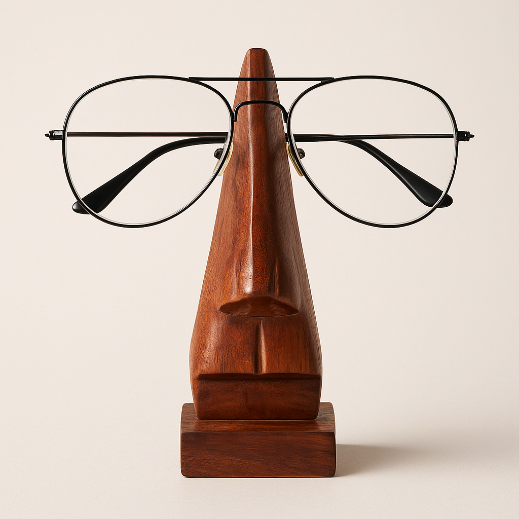 Handmade Walnut Eye Glass Holder