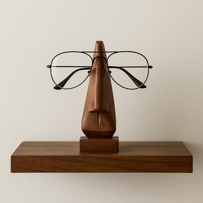 Handmade Walnut Eye Glass Holder