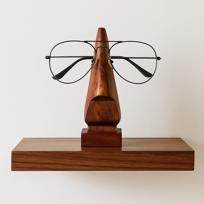 Handmade Walnut Eye Glass Holder