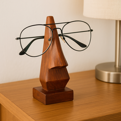 Handmade Walnut Eye Glass Holder