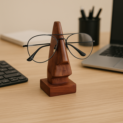Handmade Walnut Eye Glass Holder
