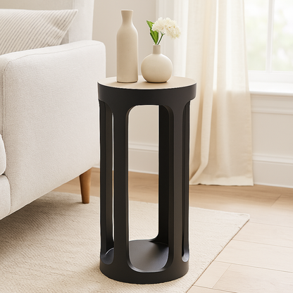 Handmade Wooden Side Table Nightstand Plant Stand