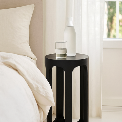 Handmade Wooden Side Table Nightstand Plant Stand