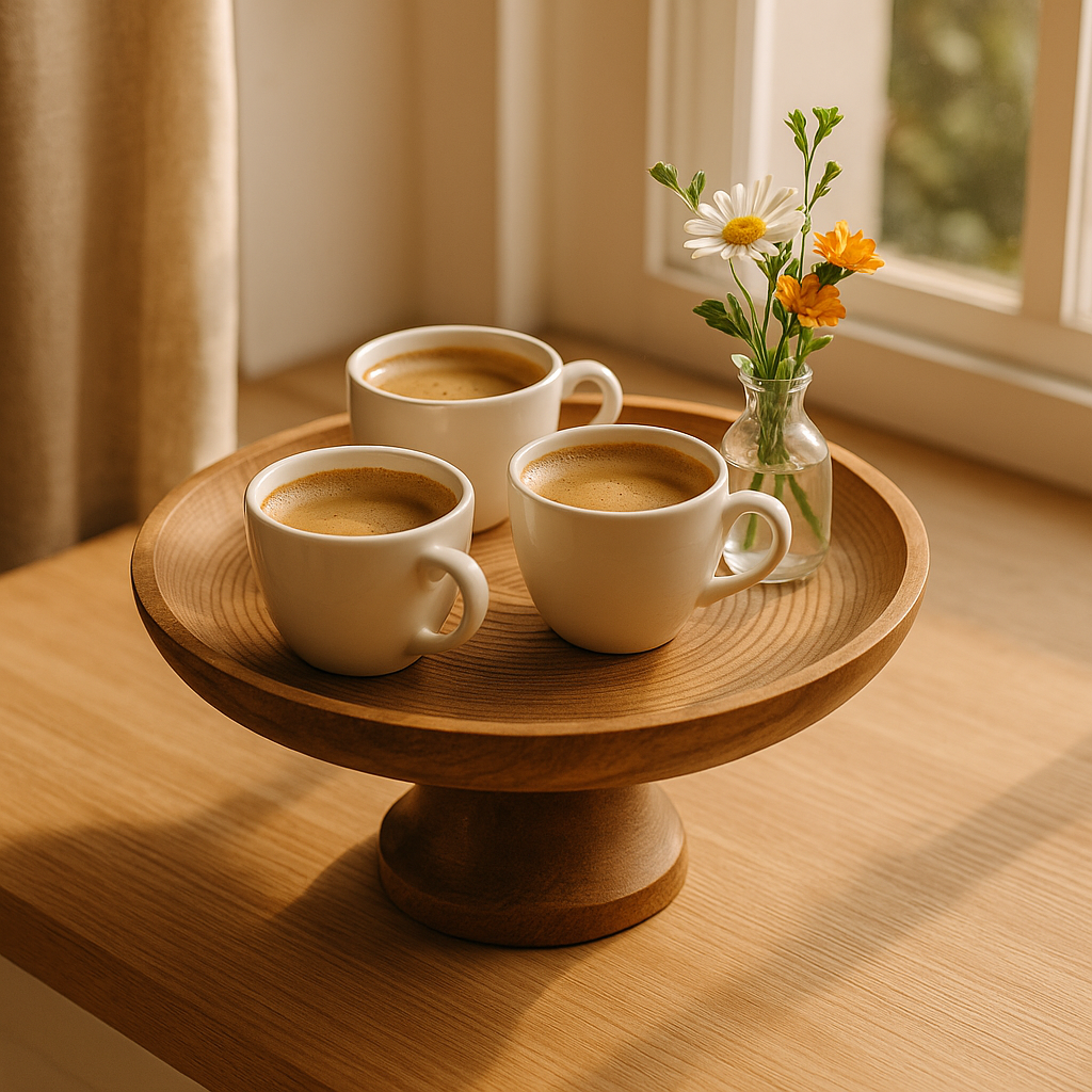 Handmade Wooden Lazy Rotating Susan