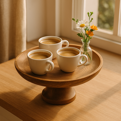 Handmade Wooden Lazy Rotating Susan
