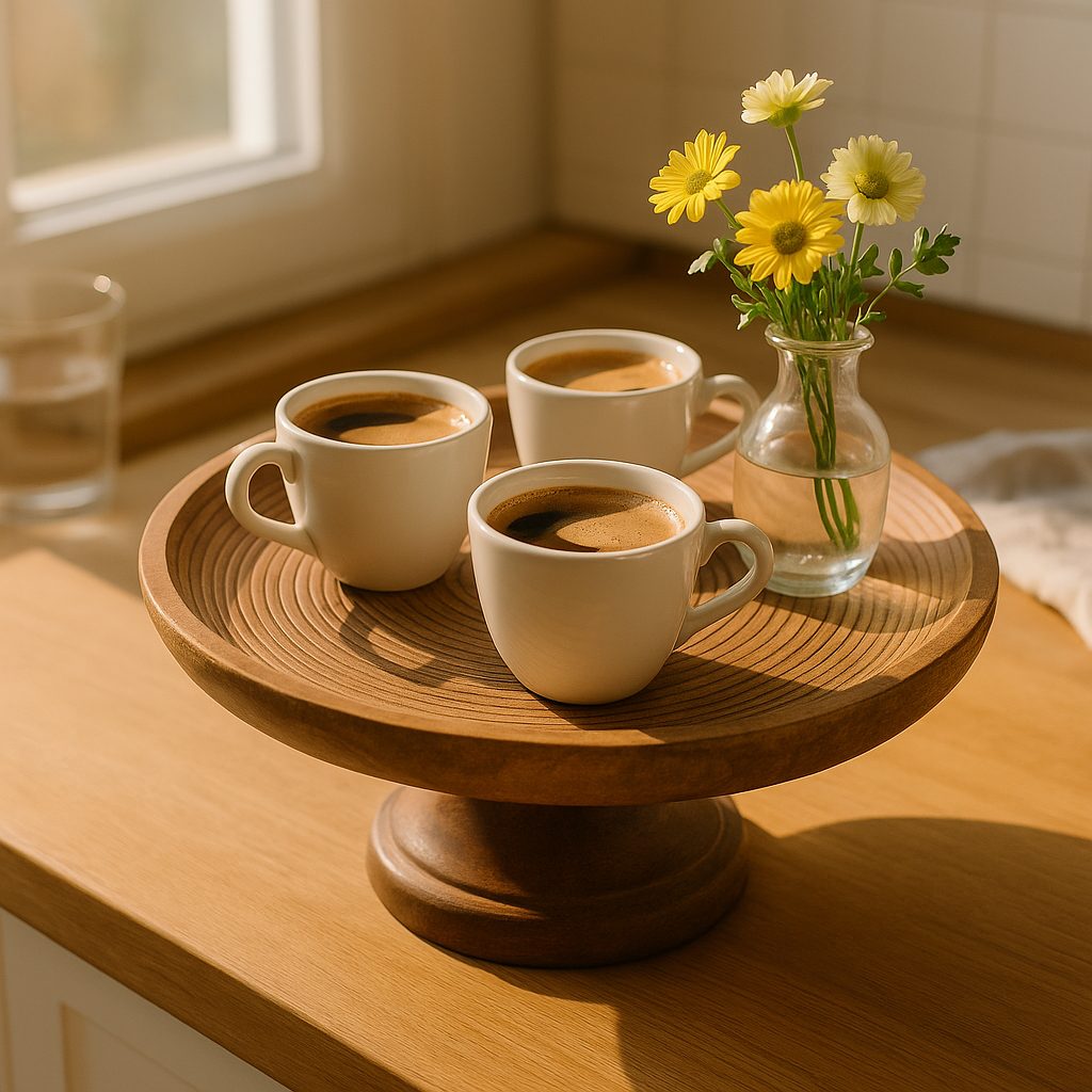 Handmade Wooden Lazy Rotating Susan