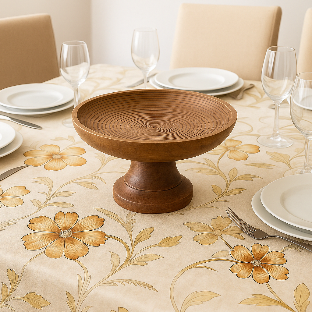 Handmade Wooden Lazy Rotating Susan