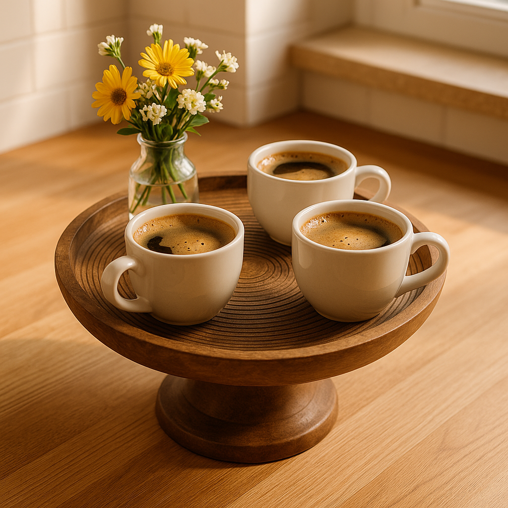 Handmade Wooden Lazy Rotating Susan