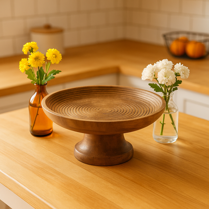 Handmade Wooden Lazy Rotating Susan