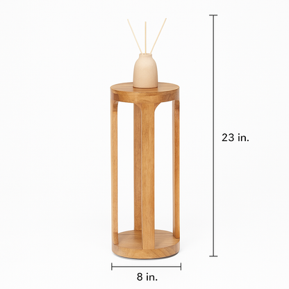 Handmade Wooden Side Table Nightstand Plant Stand