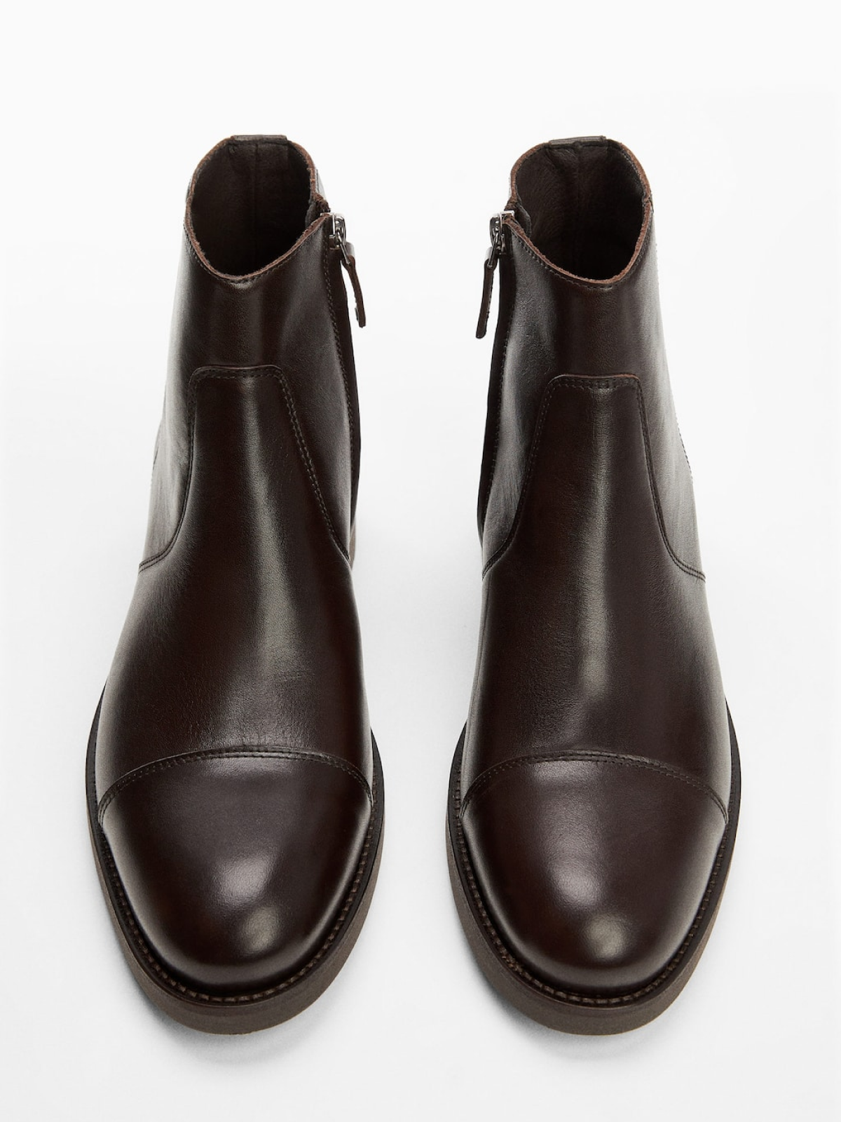 Leather Chelsea ankle boots