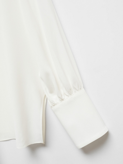 Tie-neck blouse