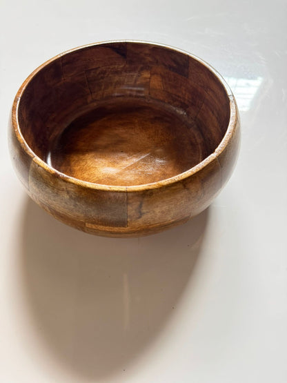 Handcrafted Wooden Fruit Bowl