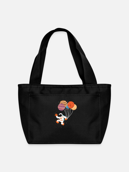 Spaceman Planet Balloons on Lunch Bag