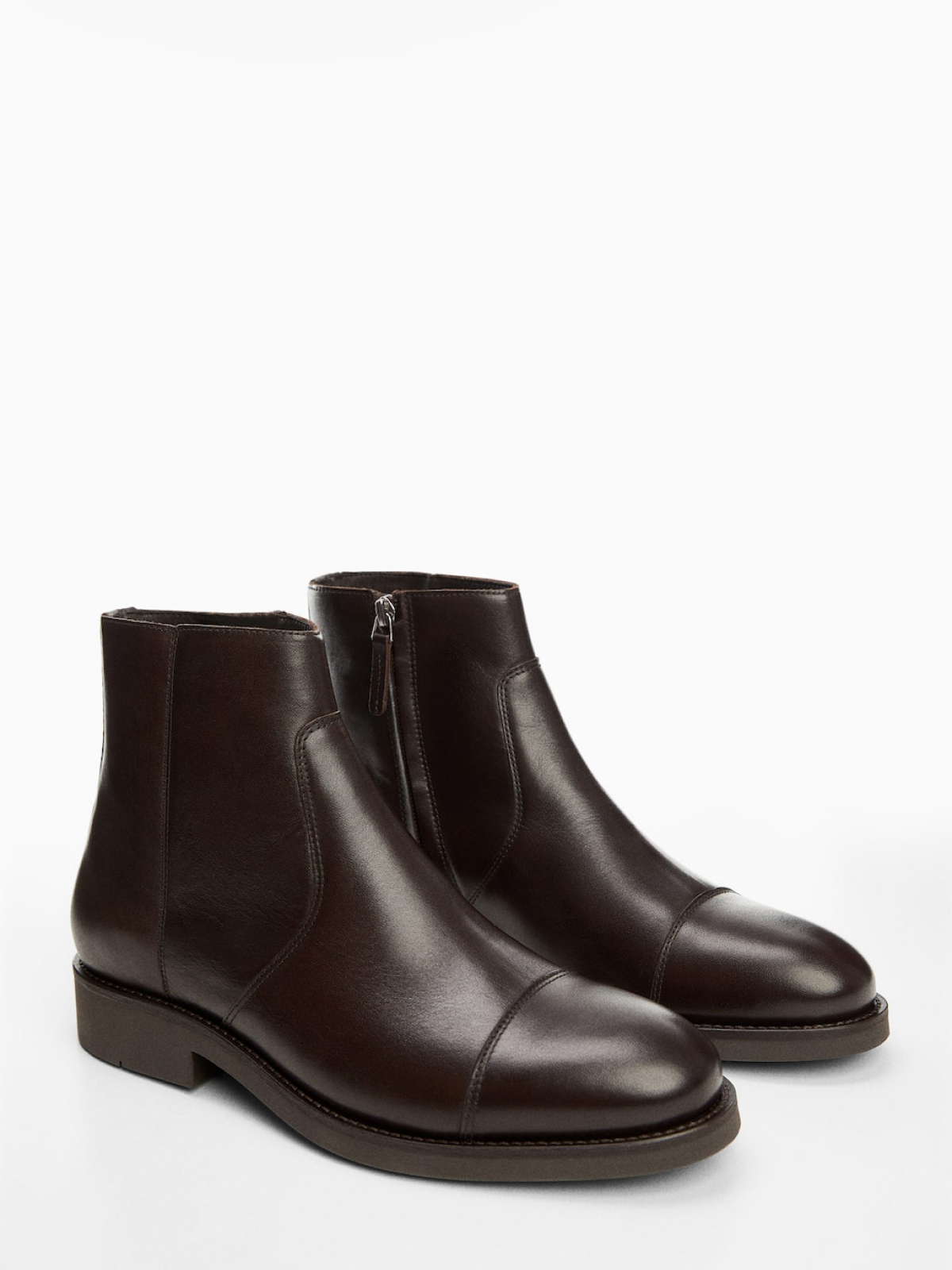 Leather Chelsea ankle boots