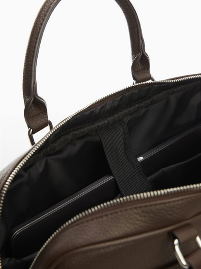 Textured bag with flap