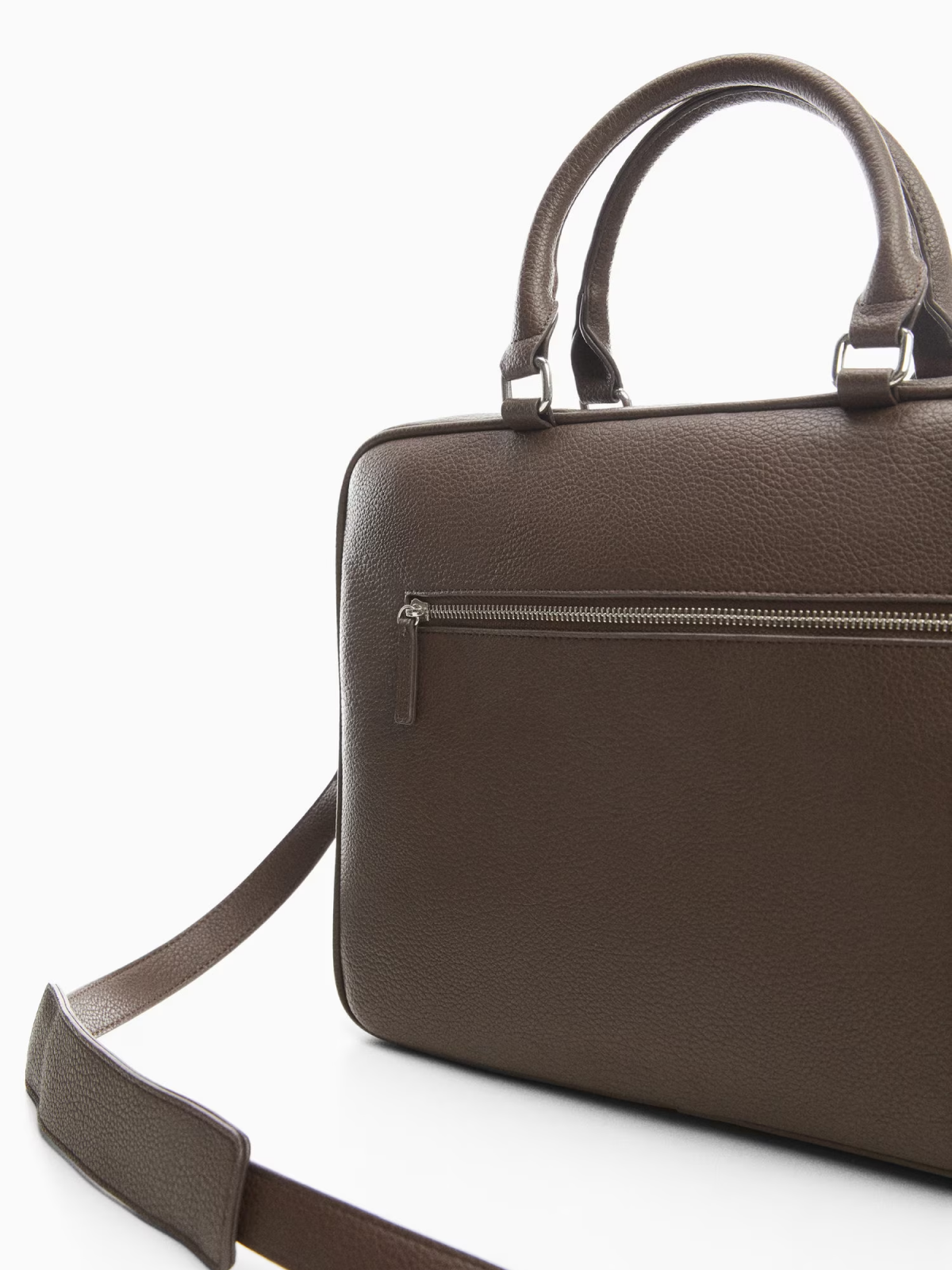 Textured bag with flap