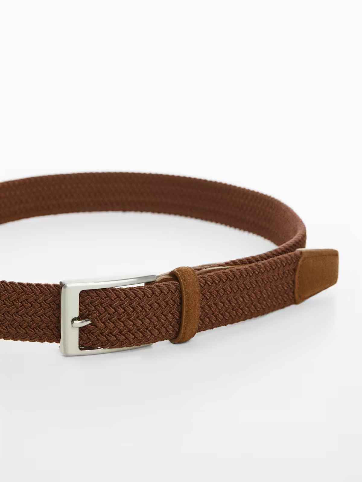 Braided elastic belt