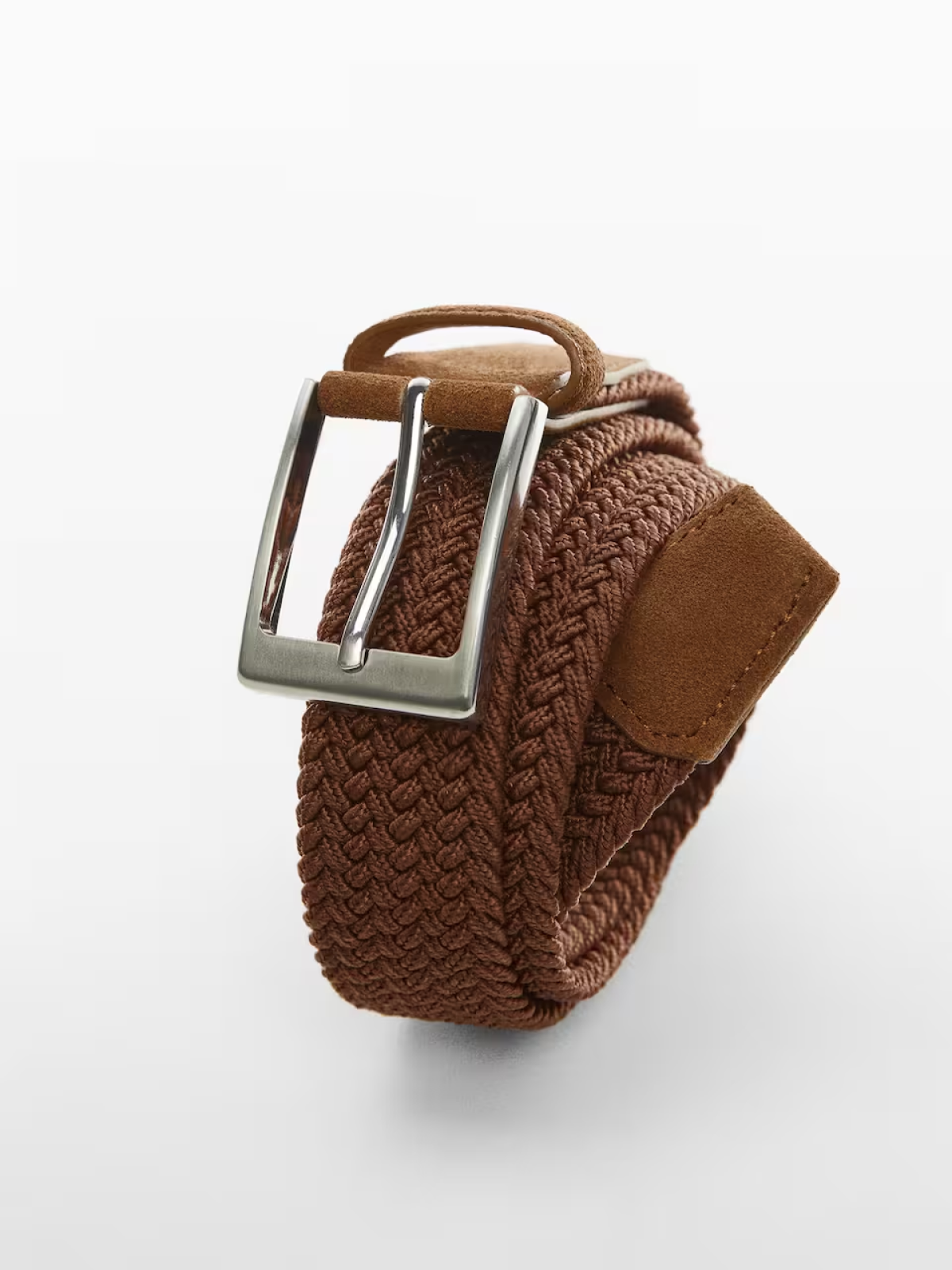 Braided elastic belt
