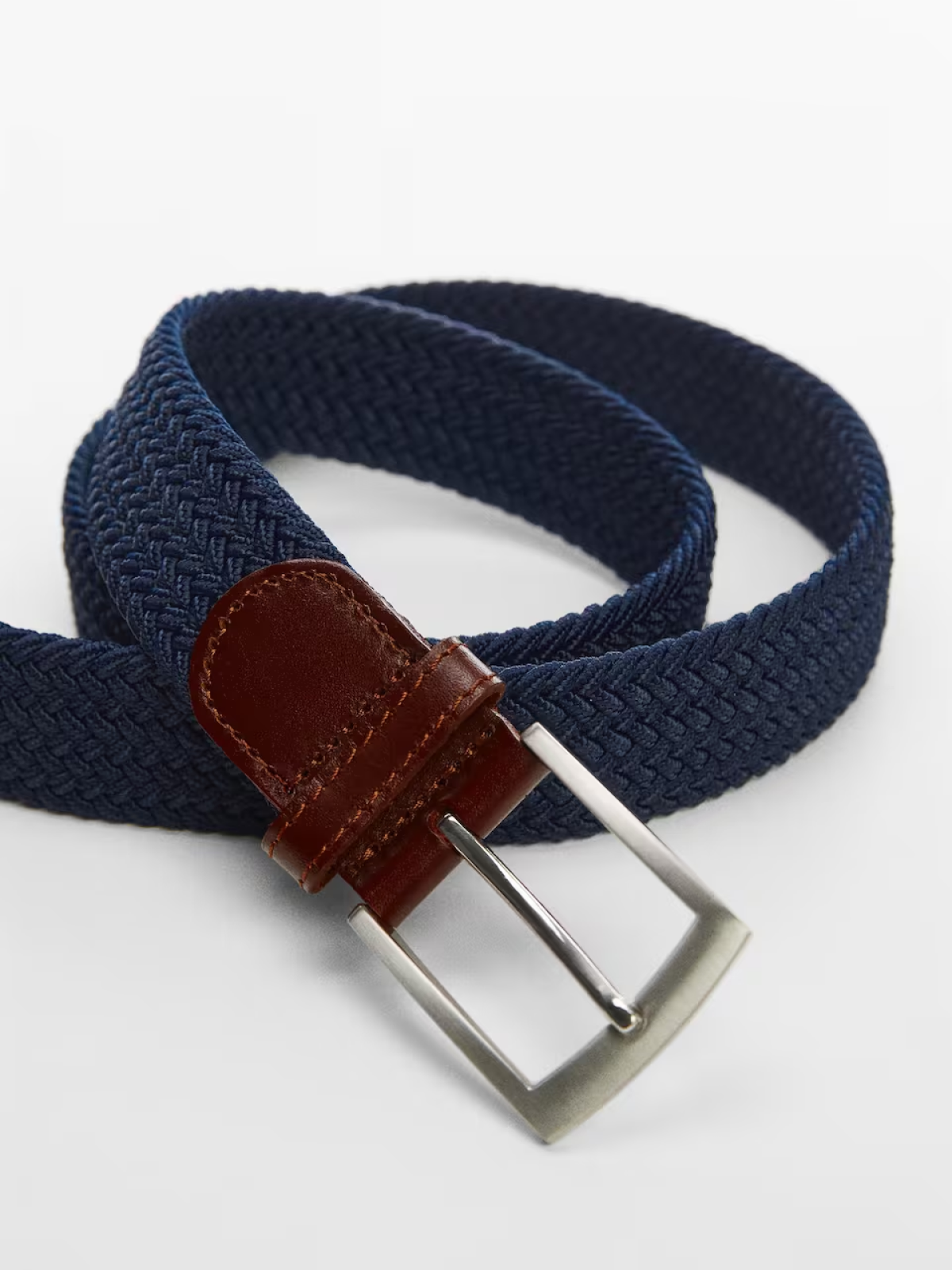 Braided elastic belt