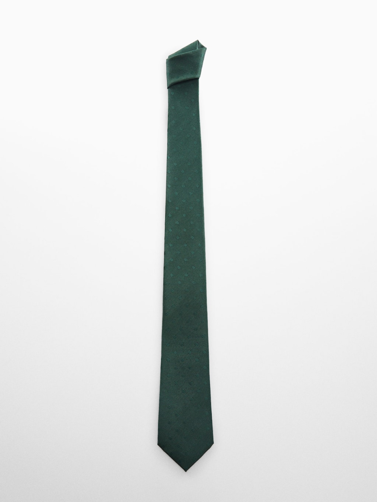 Micro-print tie