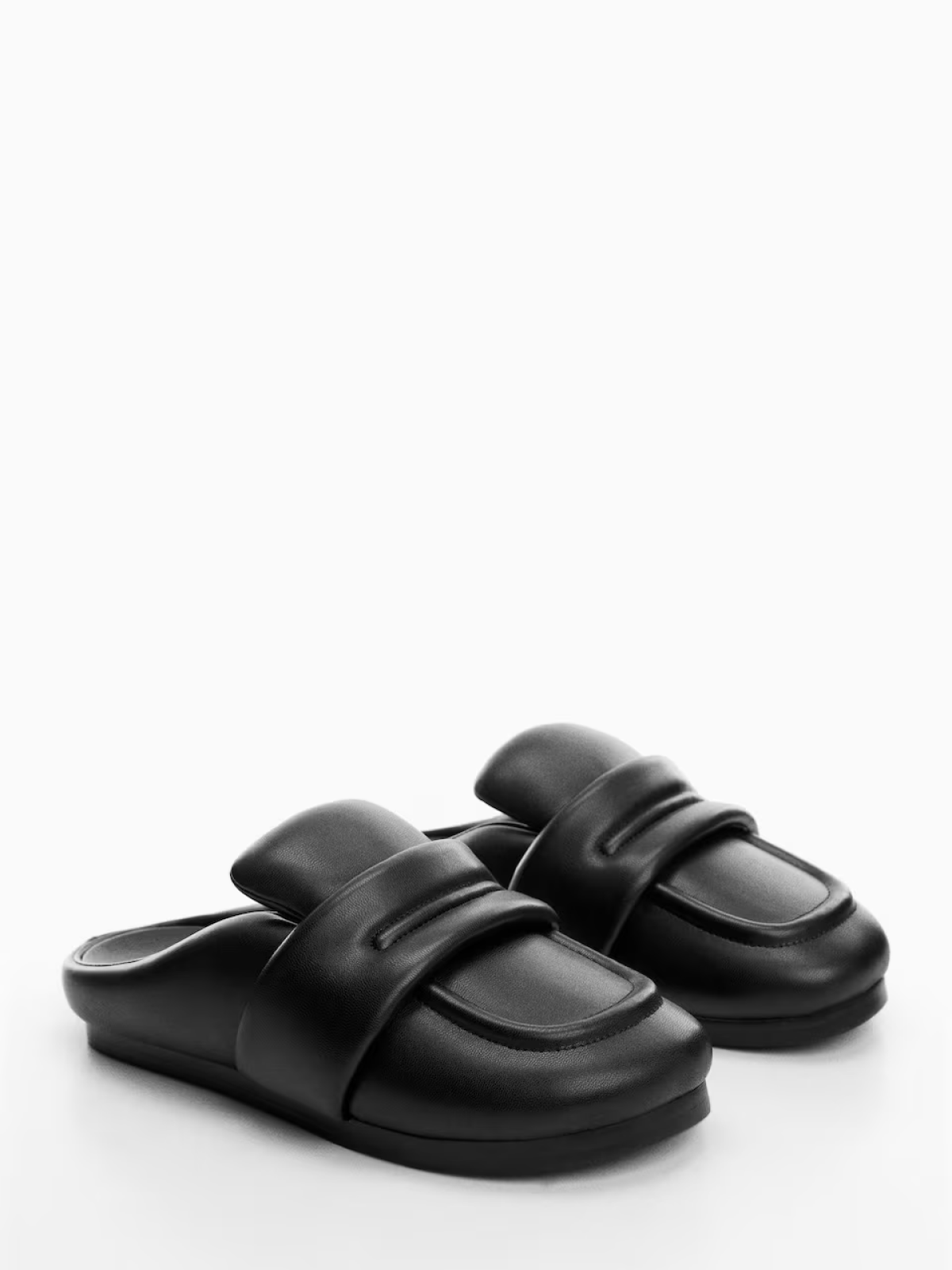 Quilted slingback loafer