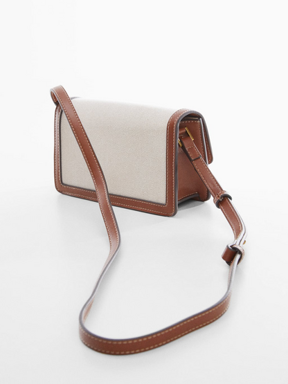Textured bag with flap