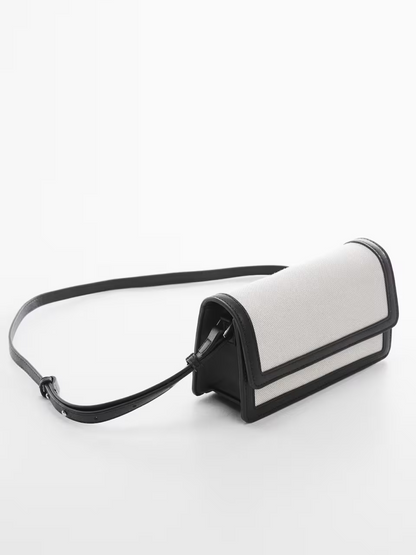 Textured bag with flap