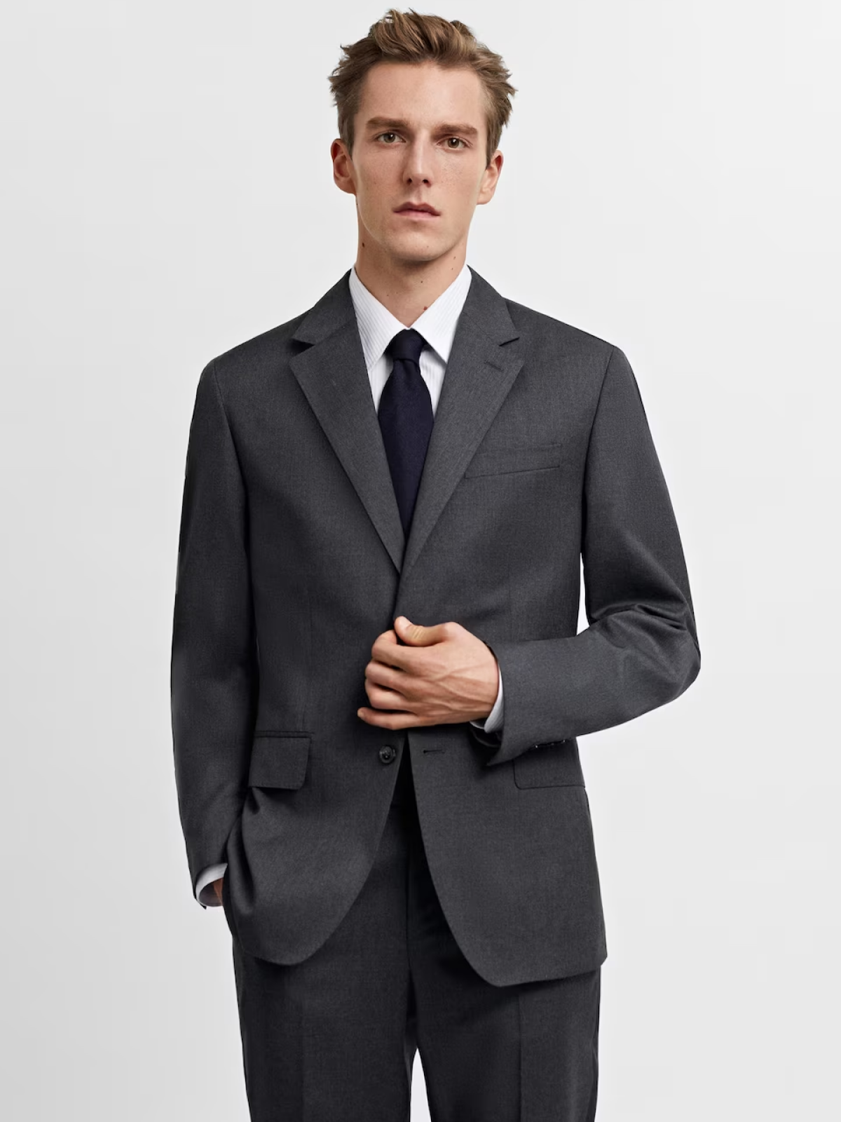 100% virgin wool suit blazer