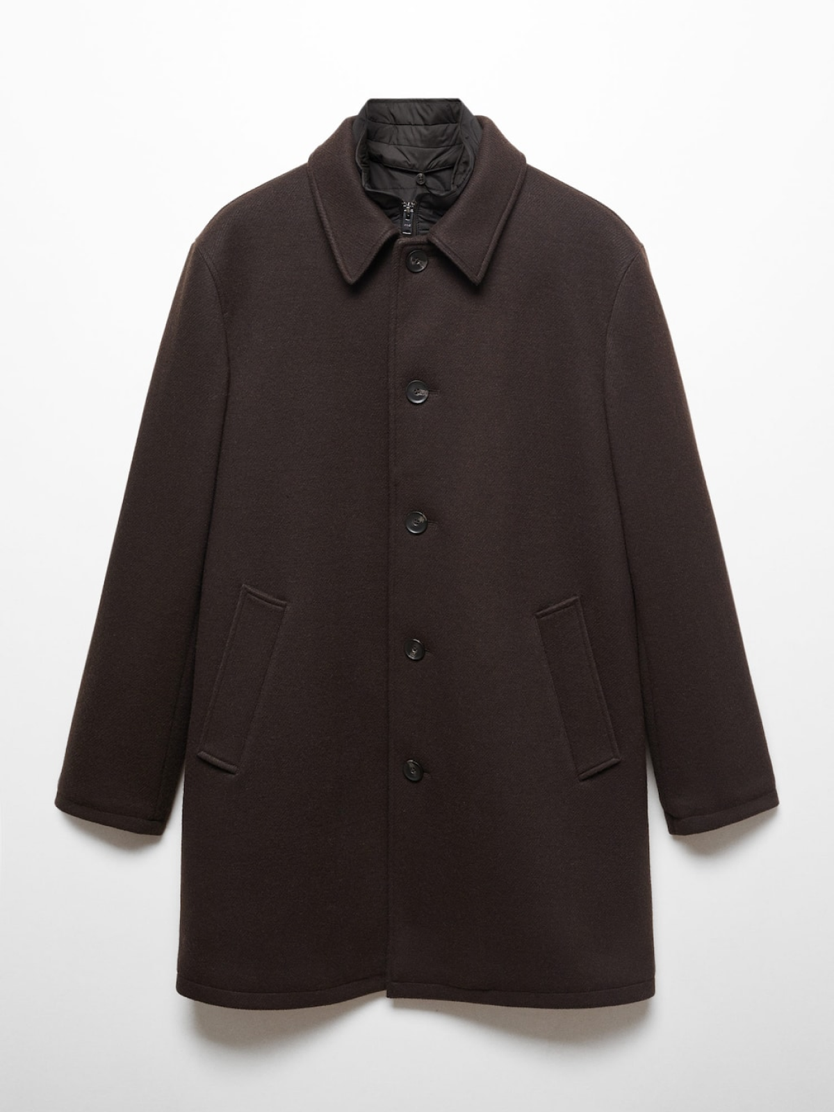Thermoregulating wool coat